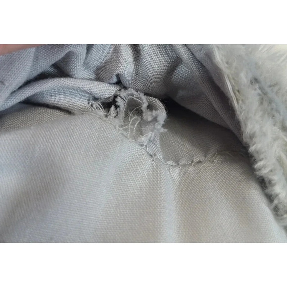 Unbranded Plush Mouse Hand Puppet Stuffed Animal Toy Gray Blue Red 15" FLAW - Picture 5 of 5